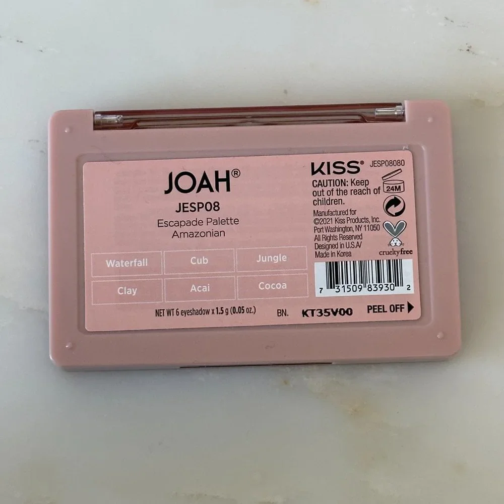 JOAH Escapade Palette Amazonian Eyeshadow